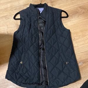 Black sweater vest
